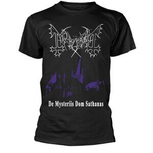 Mayhem De Mysteriis Dom Sathanas Graphic Band T-Shirt Vintage Metal Tee 91
